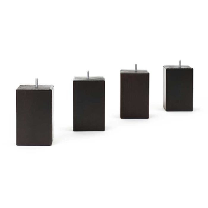 pieds de lit rectangulaire