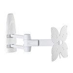 support mural tv blanc