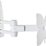 support mural tv blanc