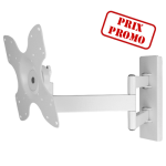 support mural tv blanc