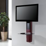 support mural tv etagere