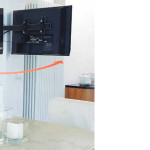 support mural tv orientable motorise