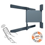 support mural tv orientable motorise