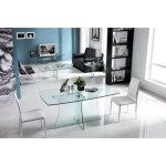 table a manger transparente