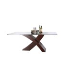 table a manger wenge conforama