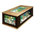 table basse aquarium