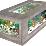 table basse aquarium