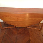 table console ovale