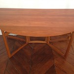 table console ovale