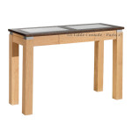 table console verre extensible