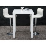 table de bar blanche