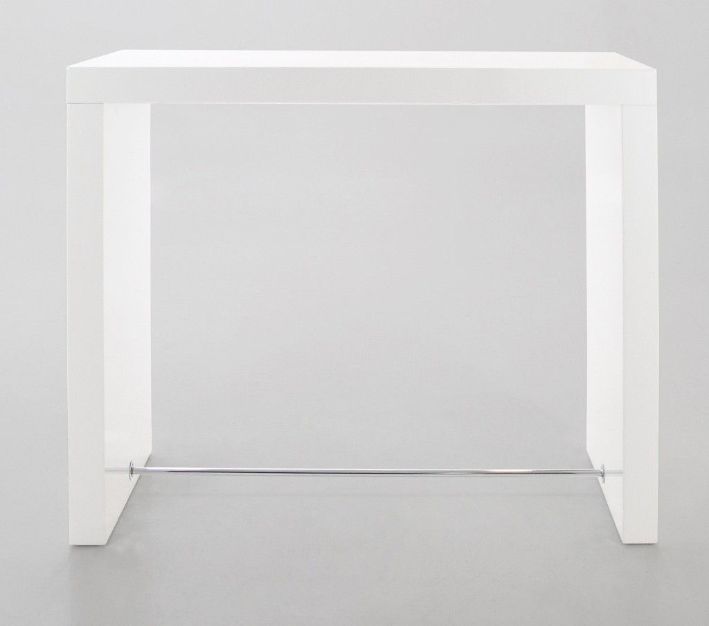 table de bar blanche
