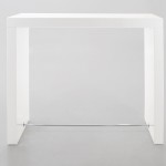 table de bar blanche