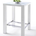 table de bar blanche