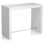 table de bar blanche