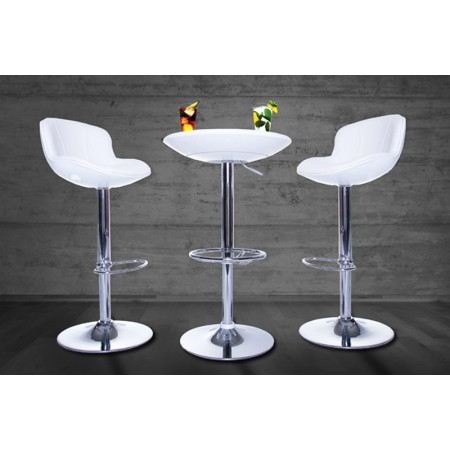 table de bar blanche