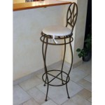 tabouret de bar fer forge