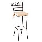 tabouret de bar fer forge