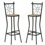 tabouret de bar fer forge