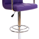 tabouret de bar violet