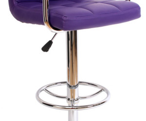 tabouret de bar violet