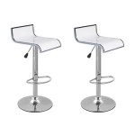 tabouret de bar wave blanc