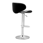 tabouret de bar x2 elite noir