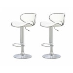 tabouret de bar x2 elite noir