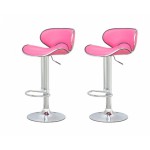 tabouret de bar x2 elite noir