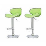 tabouret de bar x2 elite noir