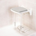 tabouret de douche mural
