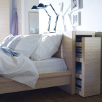 tete de lit avec rangement integre