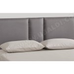 tete de lit grise 160