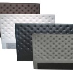 tete de lit grise 160