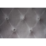 tete de lit velours gris