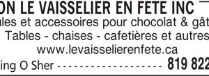 vaisselier en fete