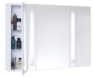 armoire salle de bain miroir