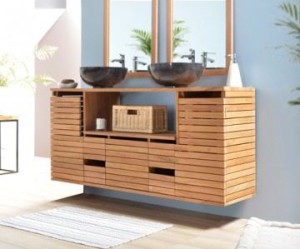 armoire salle de bain suspendue