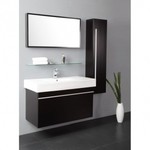 armoire salle de bain wenge