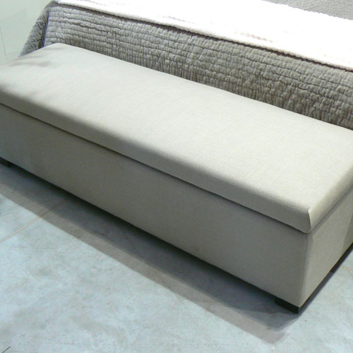 banc de lit taupe