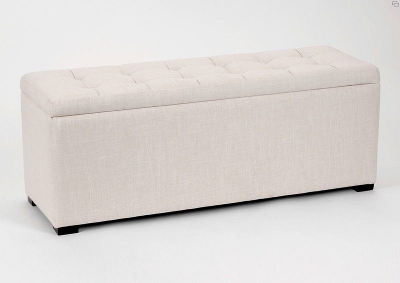 banc de lit taupe