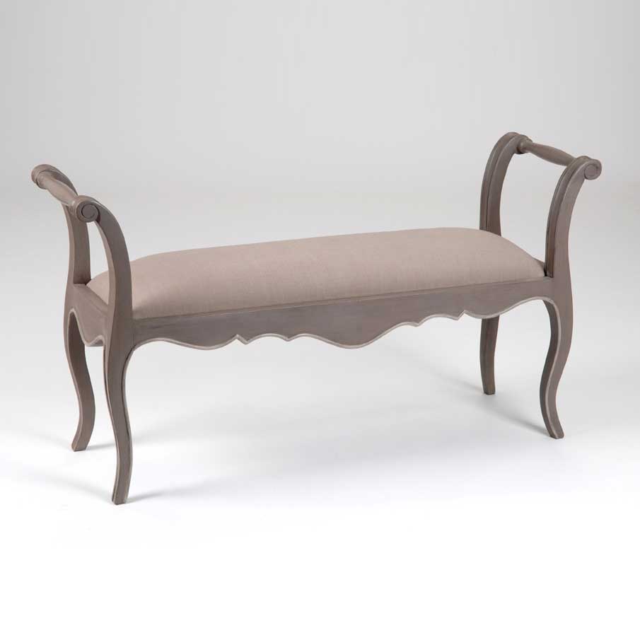 banc de lit taupe