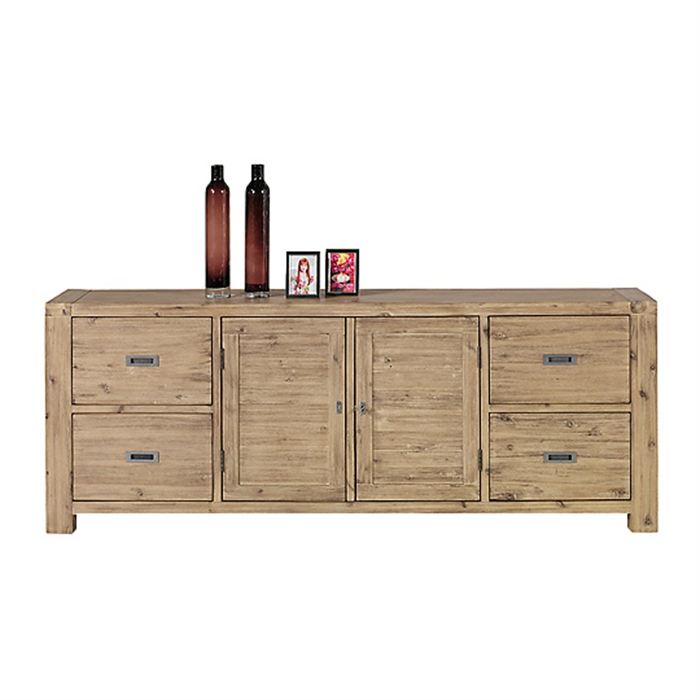 buffet bas bois et metal