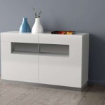 buffet de cuisine blanc laque