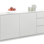 buffet de cuisine blanc laque