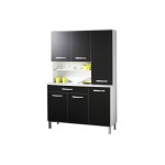buffet de cuisine noir