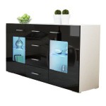 buffet de cuisine noir