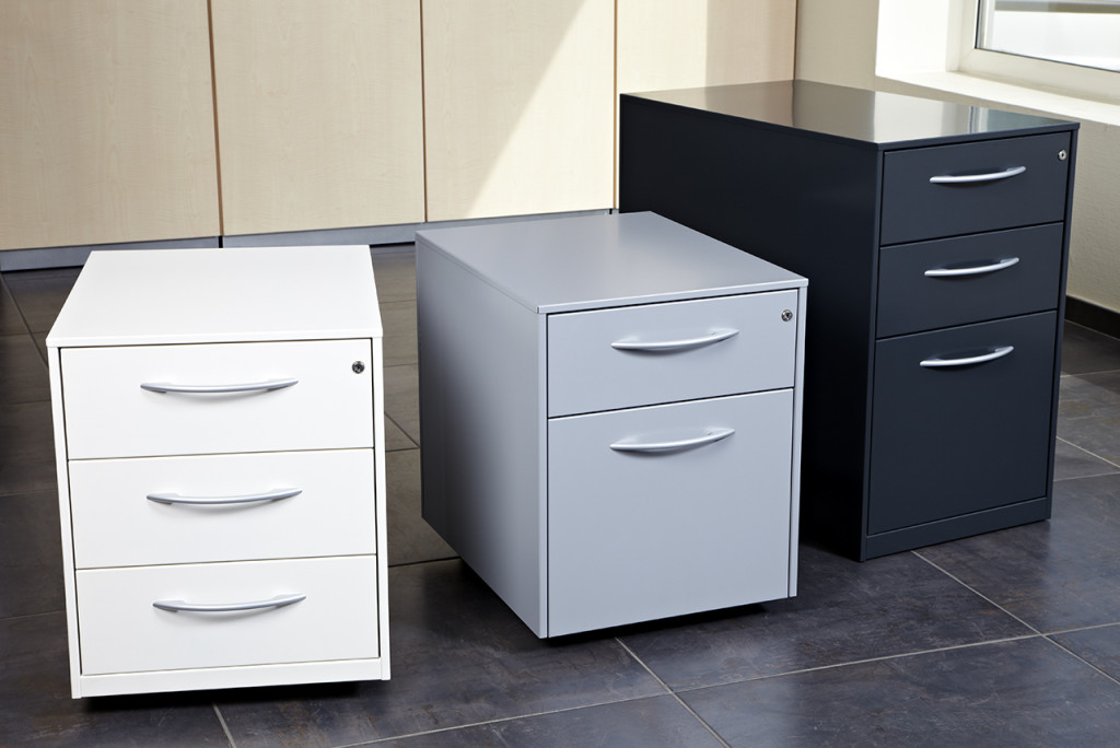 caisson de bureau en metal