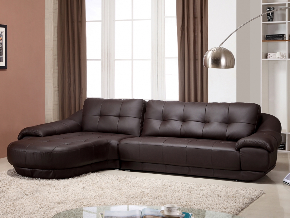 canape d'angle chocolat