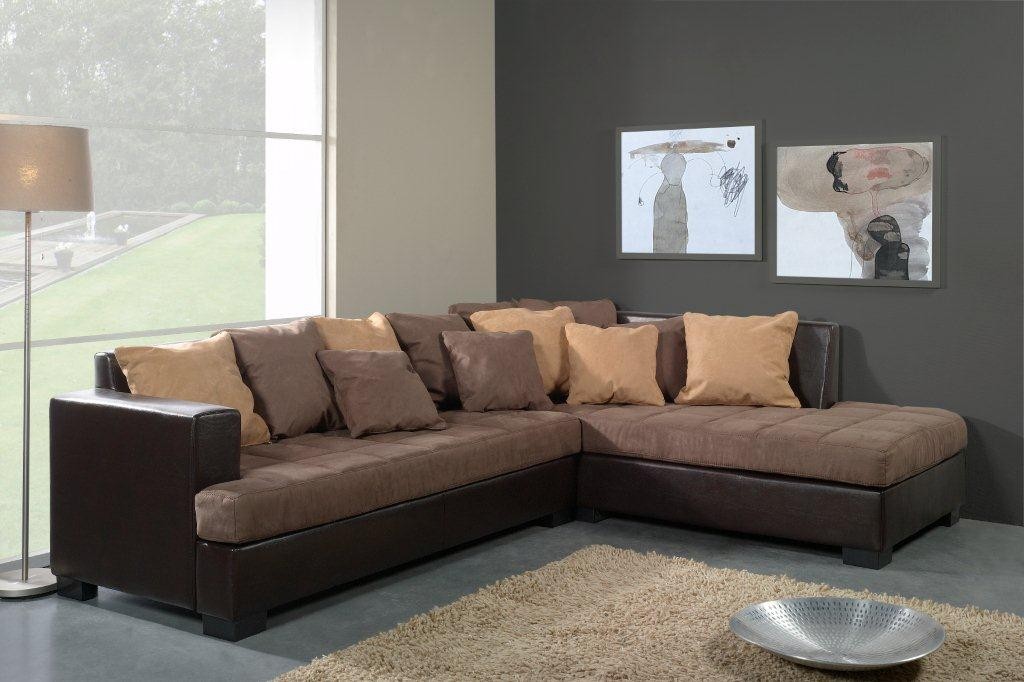 canape d'angle chocolat